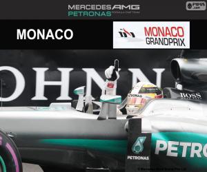 пазл Льюис Хэмилтон, 2016 Гран-при Монако